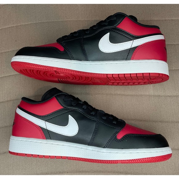 Jordan 1 Low Alternate Bred Toe - Size 7Y - Picture 10 of 12